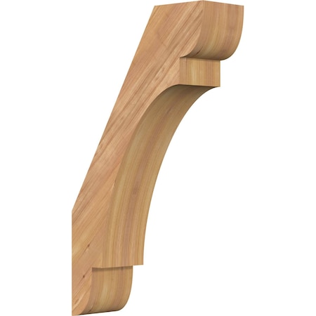 5 1/2"W x 16"D x 28"H Olympic Smooth Knee Brace, Western Red Cedar